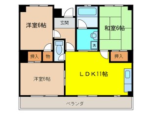 エクセル千里の物件間取画像